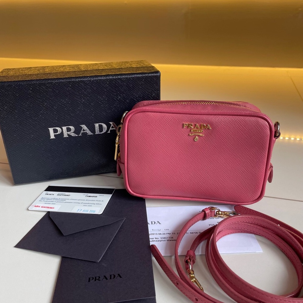 Prada mini camera bag